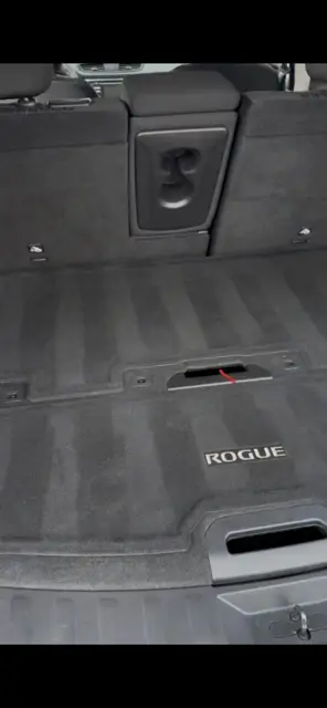 The same Nissan Rogue cargo area vacuumed out and wiped down